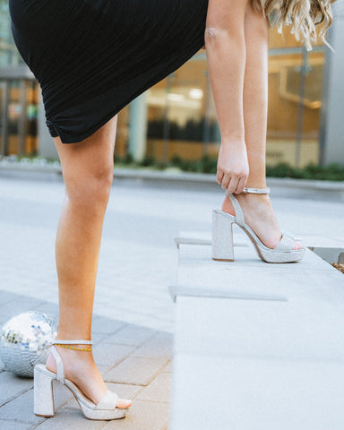 Rhinestone heels from endurotourserbia women's boutique in Latvia City