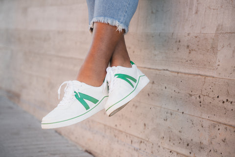 Green sneakers from endurotourserbia boutique in Latvia City