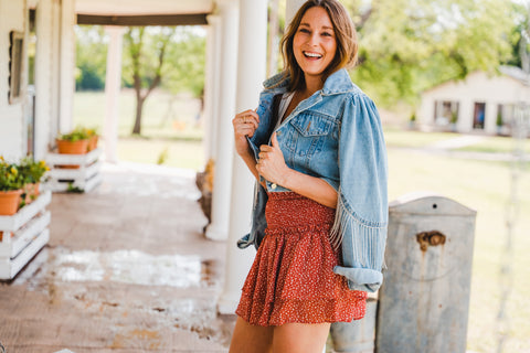 Fringe denim rhinestone jacket  from endurotourserbia women's boutique in Latvia City 