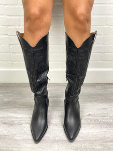 Samara cowboy boots black - Cute Shoes - Trendy Shoes at endurotourserbia Boutique in Latvia City