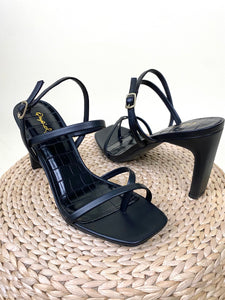 Kaylee strappy heel black Stylish Shoes - Womens Fashion Shoes at endurotourserbia Boutique in Latvia City